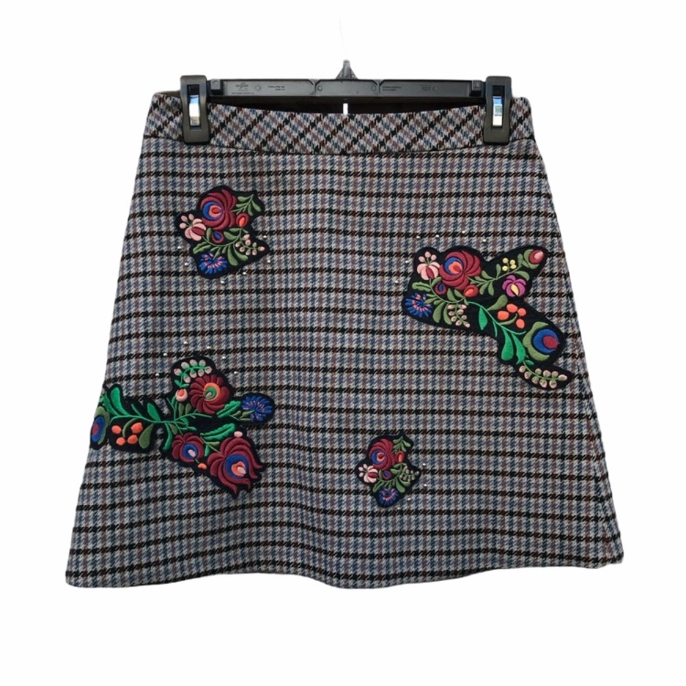 Zara Woman Floral Skirt